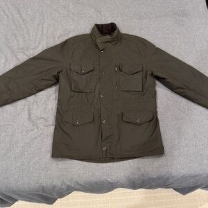 Barbour Sapper Regular Fit Weatherproof Waxed Lined Cotton Coat